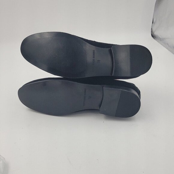 NEW VITTORIO RUSSO Pierre Slip-On Black Velvet Loafer Shoe Men's Size 7.5 - Picture 7 of 11